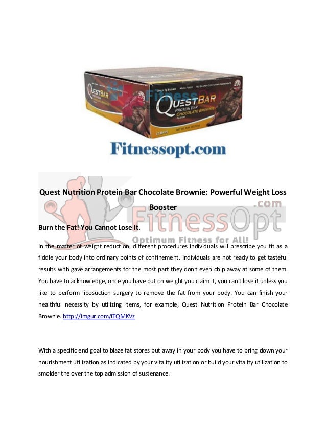 quest protein bars to lose weight